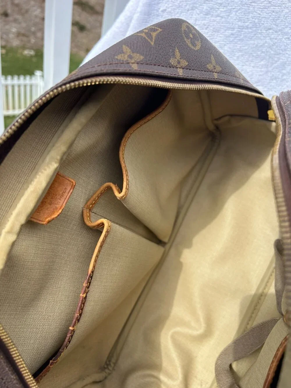 Auth Louis Vuitton MMonogram Deauville M47270 Hand Bag GOOD CONDITION! - Picture 14 of 16